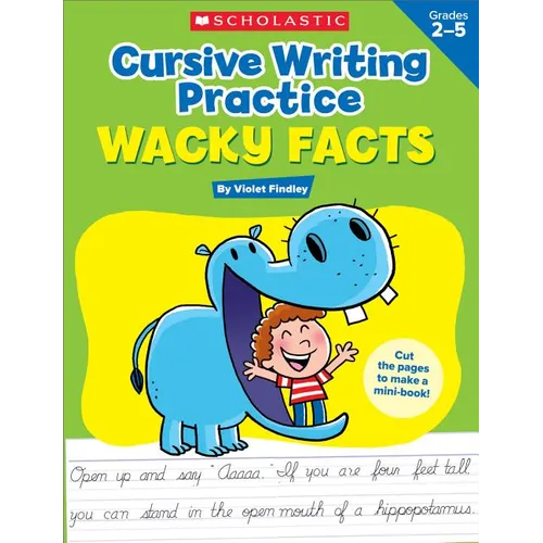 Cursive Writing Practice: Wacky Facts: Grades 2-5 - Paperback