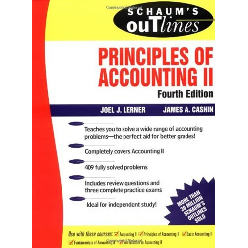 Schaum's Outline of Principles of Accounting II - Paperback