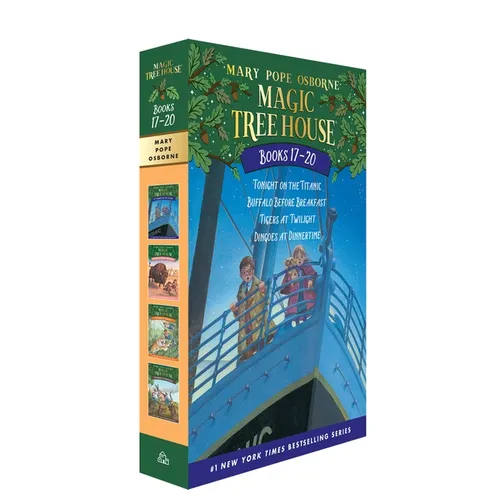 Magic Tree House Books 17-20 Boxed Set: Tonight on the Titanic; Buffalo Before Breakfast; Tigers at Twilight; Dingoes at Dinnertime - Boxed Set