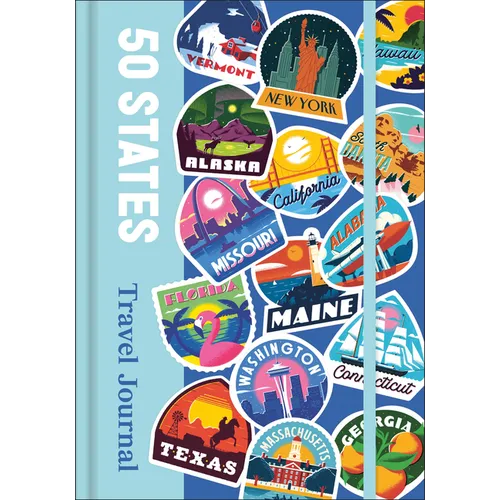 50 States Travel Journal - Hardcover