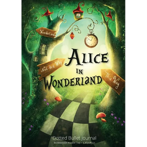 Alice in Wonderland Dotted Bullet Journal: Medium A5 - 5.83X8.27 - Paperback