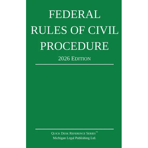 Federal Rules of Civil Procedure; 2026 Edition: With Statutory Supplement - Paperback
