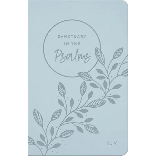 Kjv, Sanctuary in the Psalms: Promise Book, Leathersoft, Blue - Leather