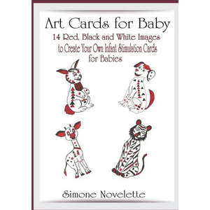 Art Cards For Baby: 14 Red, Black and White Images To Create Your Own, Infant Stimulation Cards For Babies - Paperback