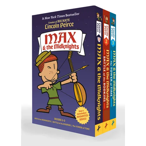 Max and the Midknights Paperback 3-Book Boxed Set: Max and the Midknights; Max and the Midknights: Battle of the Bodkins; Max and the Midknights: The - Paperback