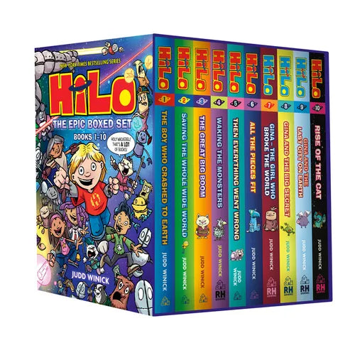 Hilo: The Epic Boxed Set (Books 1-10): (A Graphic Novel Boxed Set) - Hardcover