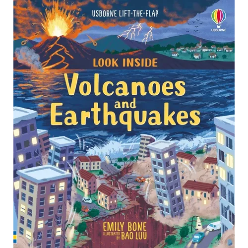 Look Inside Volcanoes and Earthquakes - Board Book
