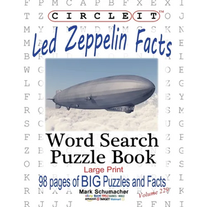 Circle It, Led Zeppelin Facts, Word Search, Puzzle Book - Paperback