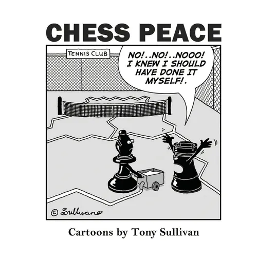 Chess Peace: Cartoons by Tony Sullivan - Hardcover