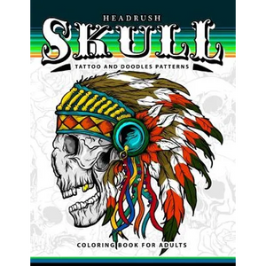 Skull Tattoo and Doodles Patterns: A Coloring Books for Adults - Paperback