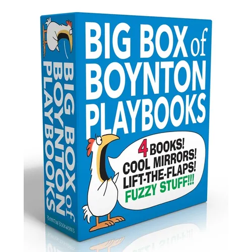 Big Box of Boynton Playbooks (Boxed Set): Dinosaur's Binkit; Hey! Look at You!; Fuzzy Fuzzy Fuzzy!; Hey! What's That? - Board Book