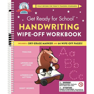 Get Ready for School: Handwriting Wipe-Off Workbook - Spiral