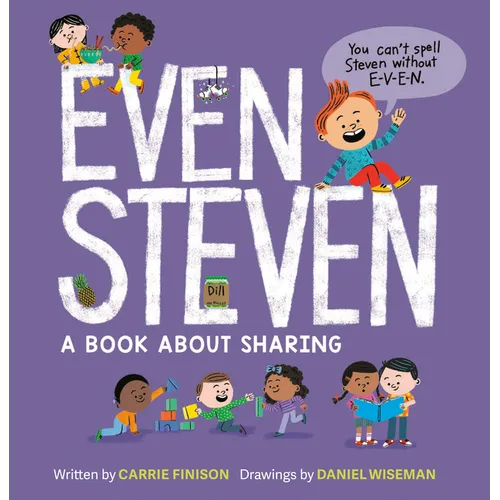 Even Steven: A Book about Sharing - Hardcover