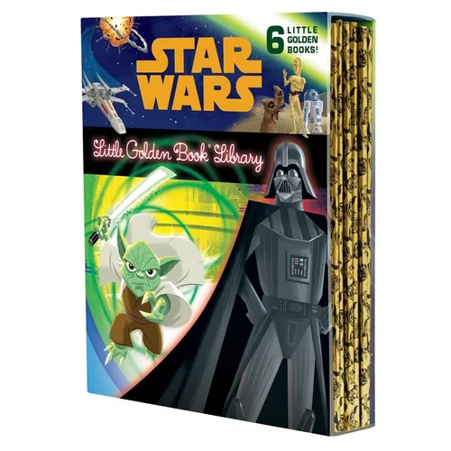 The Star Wars Little Golden Book Library (Star Wars): The Phantom Menace; Attack of the Clones; Revenge of the Sith; A New Hope; The Empire Strikes Ba - Boxed Set