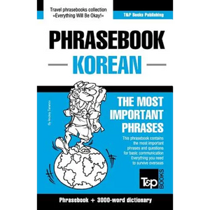 English-Korean phrasebook and 3000-word topical vocabulary - Paperback