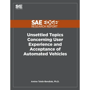 Unsettled Topics Concerning User Experience and Acceptance of Automated Vehicles - Paperback