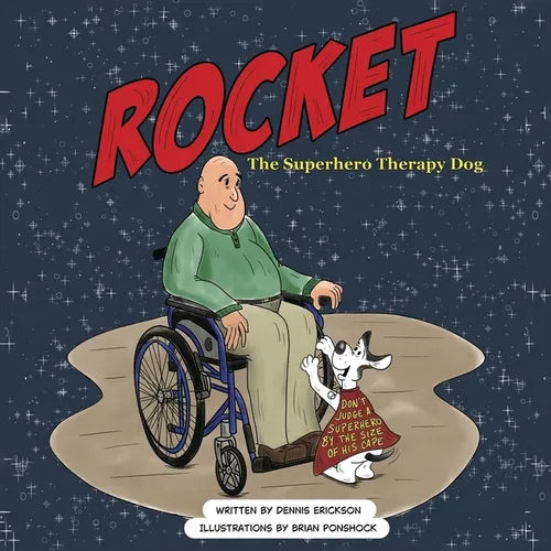 Rocket the Superhero Therapy Dog - Paperback