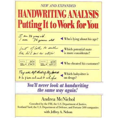 Handwriting Analysis: Putting It to Work for You - Paperback