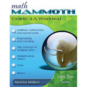 Math Mammoth Grade 3-A Worktext - Paperback