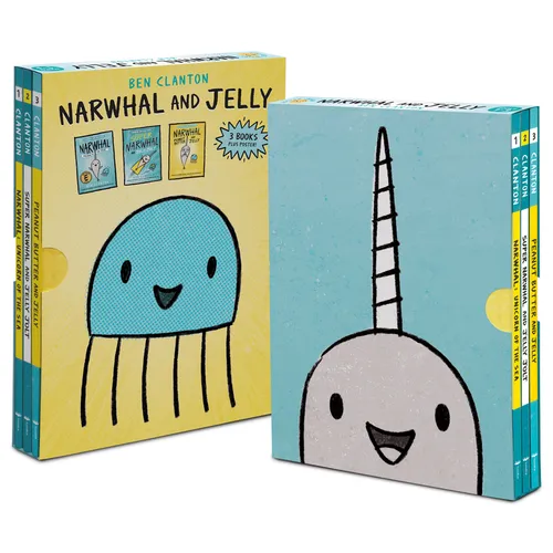 Narwhal and Jelly Box Set (Paperback Books 1, 2, 3, and Poster) - Paperback