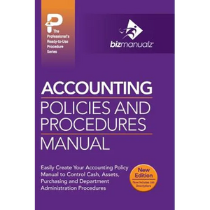 Accounting Policies and Procedures Manual - Hardcover