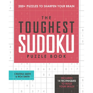 The Toughest Sudoku Puzzle Book: 200+ Puzzles to Sharpen Your Brain - Paperback