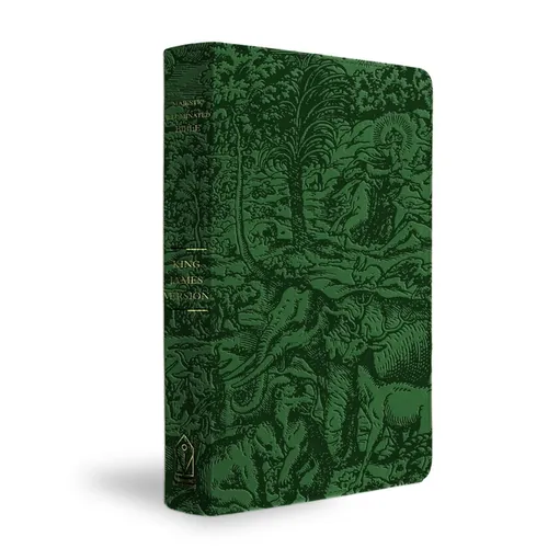 KJV Majestic Illuminated Bible (Emerald Leatherluxe) - Leather