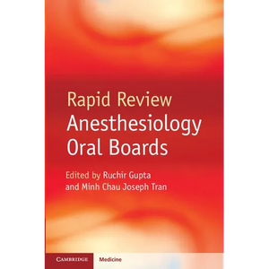 Rapid Review Anesthesiology Oral Boards - Paperback