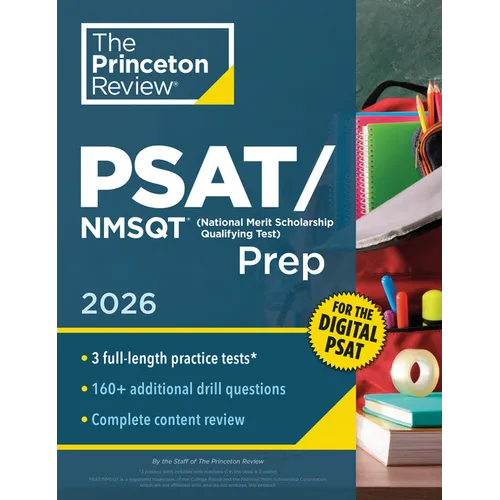Princeton Review Psat/NMSQT Prep, 2026: 3 Practice Tests + Review + Online Tools for the Digital PSAT - Paperback