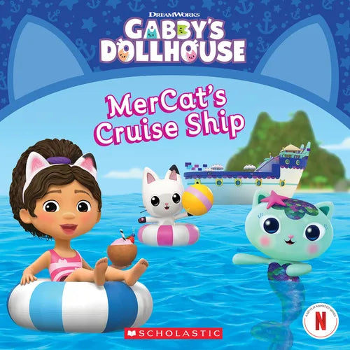 Mercat's Cruise Ship (Gabby's Dollhouse Storybook) - Paperback