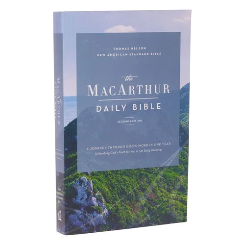 Nasb, MacArthur Daily Bible, 2nd Edition, Paperback, 1995 Text, Comfort Print - Paperback