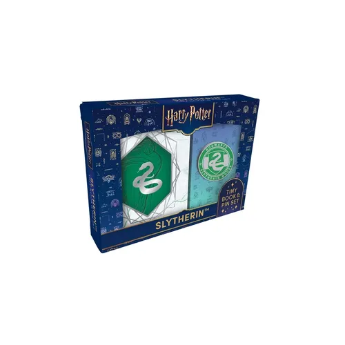 Harry Potter: Slytherin Tiny Book and Pin Set - Paperback