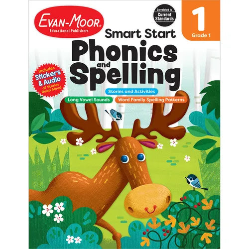 Smart Start: Phonics and Spelling, Grade 1 - Paperback