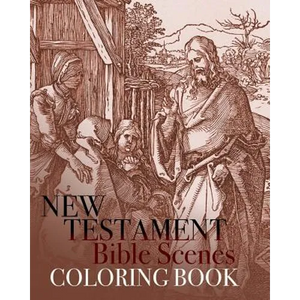 New Testament Bible Scenes Coloring Book - Paperback