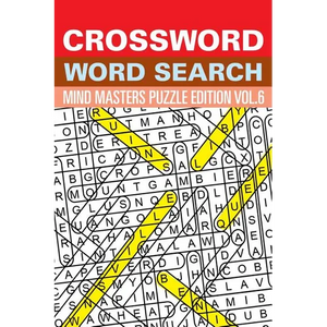 Crossword Word Search: Mind Masters Puzzle Edition Vol. 6 - Paperback