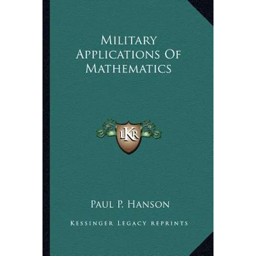 Military Applications Of Mathematics - Paperback