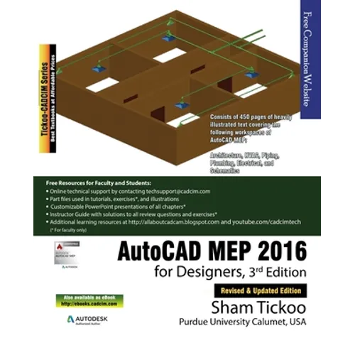 AutoCAD MEP 2016 for Designers, 3rd Edition - Paperback