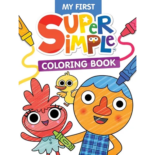 My First Super Simple Coloring Book - Paperback