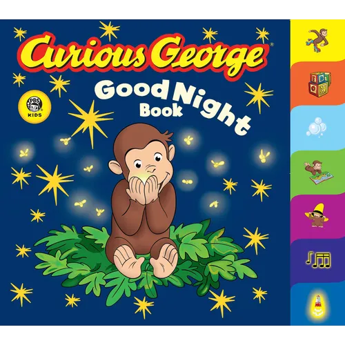 Curious George Good Night Book Tabbed - Board Book