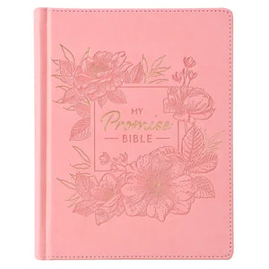 My Promise Bible Square Pink - Leather