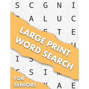 Large Print Word Search For Seniors: Word Search Puzzle Book Sets For Adults, 100 Word Search Puzzles, Large Print Puzzle Book For Adults And Seniors - Paperback