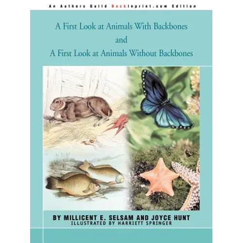 A First Look at Animals With Backbones and A First Look at Animals Without Backbones - Paperback