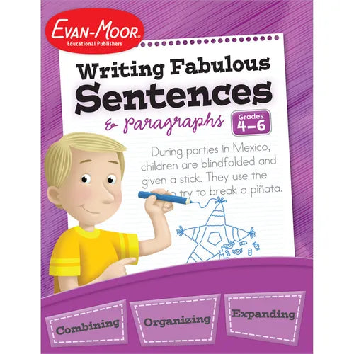 Writing Fabulous Sentences & Paragraphs, Grades 4-6 - Paperback