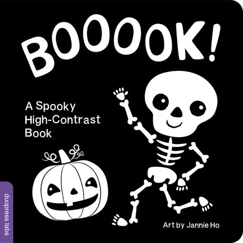 Booook! a Spooky High-Contrast Book: Halloween High-Contrast Baby Board Book - Board Book