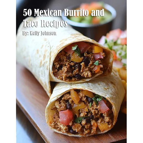 50 Mexican Burrito and Taco Recipes - Paperback