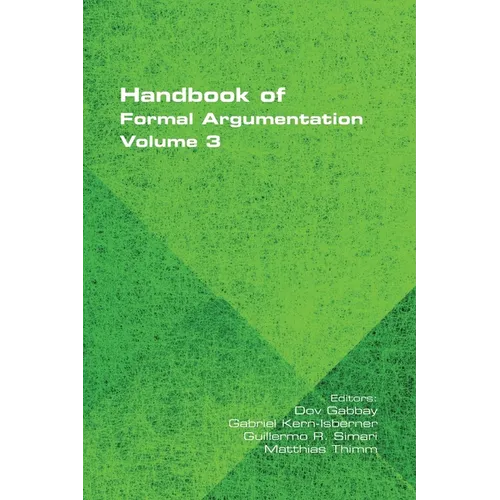 Handbook of Formal Argumentation. Volume 3 - Paperback