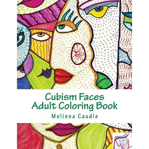 Cubism Faces: Adult Coloring Book - Paperback