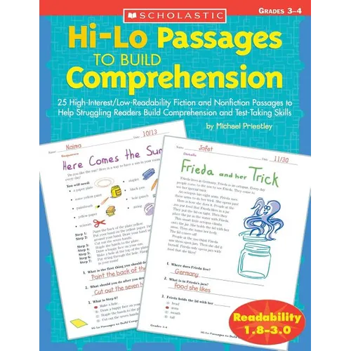 Hi-Lo Passages to Build Comprehension: Grades 3-4 - Paperback