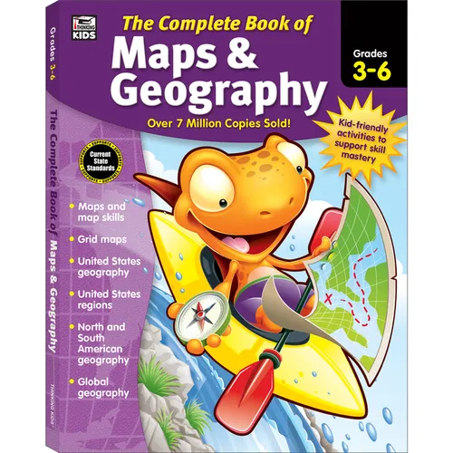 The Complete Book of Maps & Geography, Grades 3 - 6 - Paperback