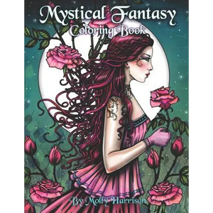 Mystical Fantasy Coloring Book: Coloring for Adults - Beautiful Fairies, Dragons, Unicorns, Mermaids and More! - Paperback